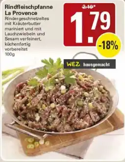 WEZ Rindfleischpfanne La Provence Angebot