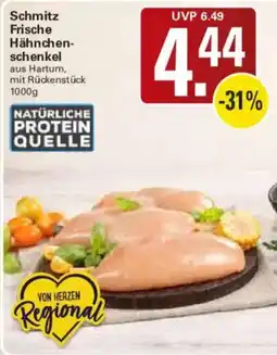 WEZ Schmitz Frische Hähnchenschenkel Angebot