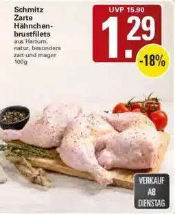 WEZ Schmitz Zarte Hähnchenbrustfilets Angebot