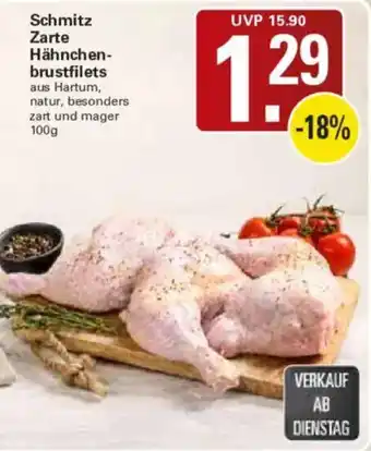 WEZ Schmitz Zarte Hähnchenbrustfilets Angebot