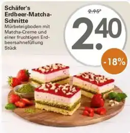 WEZ Schäfer's Erdbeer-Matcha-Schnitte Angebot