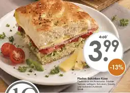 WEZ Fladen Schinken Käse Angebot