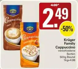 WEZ Krüger Family Cappuccino Angebot