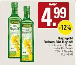 WEZ Rapsgold Reines Bio Rapsöl Angebot