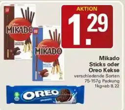 WEZ Mikado Sticks oder Oreo Kekse Angebot