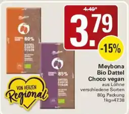 WEZ Meybona Bio Dattel Choco vegan Angebot