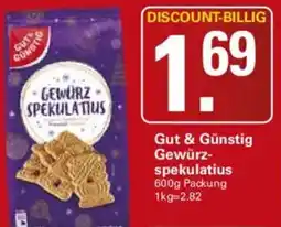 WEZ Gut & Günstig Gewürzspekulatius Angebot