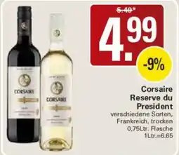WEZ Corsaire Reserve du President Angebot