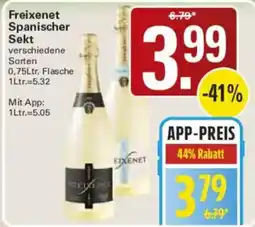 WEZ Freixenet Spanischer Sekt Angebot