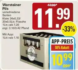 WEZ Warsteiner Pils Angebot