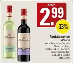 WEZ Rotkäppchen Weine Angebot