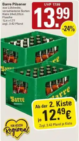 WEZ Barre Pilsener Angebot