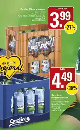 WEZ Extaler Mineralwasser Angebot
