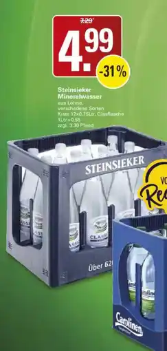 WEZ Steinsieker Mineralwasser Angebot