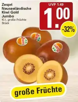 WEZ Zespri Neuseeländische Kiwi Gold Jumbo Angebot