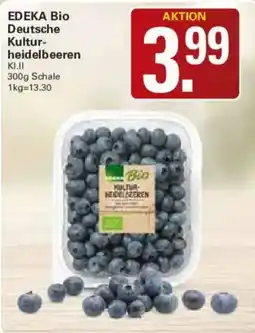WEZ EDEKA Bio Deutsche Kulturheidelbeeren Angebot