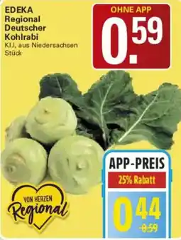 WEZ EDEKA Regional Deutscher Kohlrabi Angebot