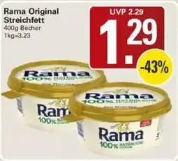 WEZ Rama Original Streichfett Angebot