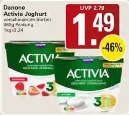 WEZ Danone Activia Joghurt Angebot