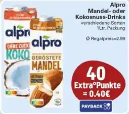 WEZ Alpro Mandel- oder Kokosnuss-Drinks Angebot