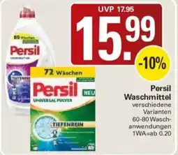 WEZ Persil Waschmittel Angebot