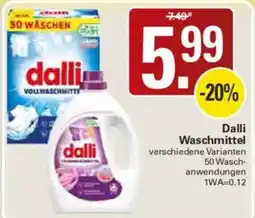 WEZ Dalli Waschmittel Angebot