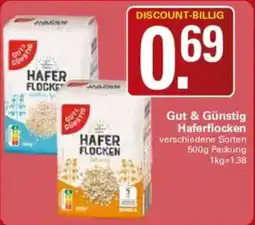 WEZ Gut & Günstig Haferflocken Angebot