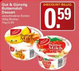 WEZ Gut & Günstig Buttermilch Dessert Angebot