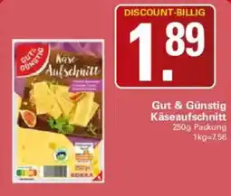 WEZ Gut & Günstig Käseaufschnitt Angebot