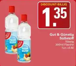 WEZ Gut & Günstig Süßstoff Angebot