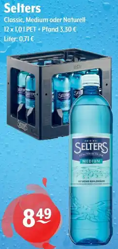 Getränke Hoffmann Selters Classic, Medium oder Naturell Angebot