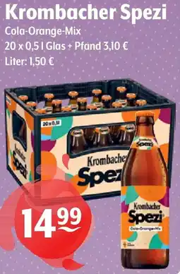 Getränke Hoffmann Krombacher Spezi Angebot