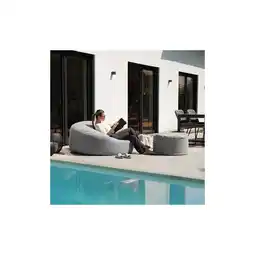 Netto Marken-Discount HOME DELUXE XXL Outdoor Sitzsack CLOUD Hocker - Anthrazit Angebot