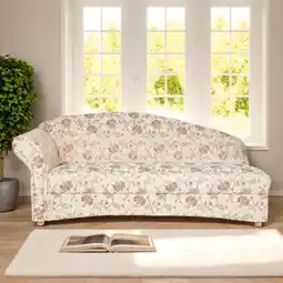 Netto Marken-Discount 3-Sitzer Sofa Loretta mit linker Armlehne, ca. 193 x 83 x 85 cm– Blumenmuster Angebot