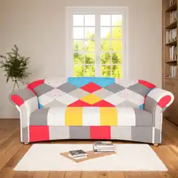 Netto Marken-Discount 3-Sitzer Sofa Loretta, ca. 204 x 83 x 85 cm – Bunt Angebot