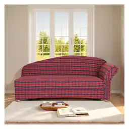 Netto Marken-Discount 3-Sitzer Sofa Loretta mit rechter Armlehne, ca. 193 x 83 x 85 cm– Rot Kariert Angebot