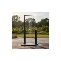 Netto Marken-Discount HOME DELUXE Solardusche mit Bodenplatte PAROS - Anthrazit Angebot