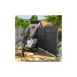 Netto Marken-Discount HOME DELUXE WPC Sichtschutzzaun ALIRA Teak - 2 x Element + 3 x Pfosten Angebot