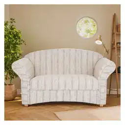 Netto Marken-Discount 2-Sitzer Sofa Loretta, ca. 153 x 83 x 85 cm - Grau Angebot