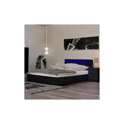 Netto Marken-Discount HOME DELUXE LED Bett mit Schubladen und Matratze NUBE - 180 x 200 cm Weiß Angebot