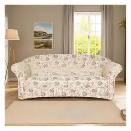 Netto Marken-Discount 3-Sitzer Sofa Loretta, ca. 204 x 83 x 85 cm – Blumenmuster Angebot