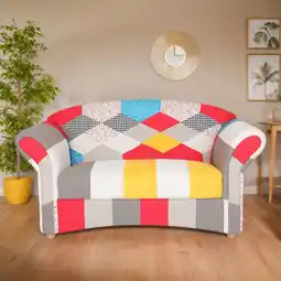 Netto Marken-Discount 2-Sitzer Sofa Loretta, ca. 153 x 83 x 85 cm - Bunt Angebot