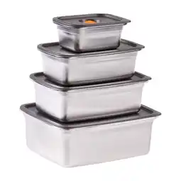 Netto Marken-Discount STONELINE Vakuum Behälter Set Frischhaltedosen Lebensmittelbehälter Lebensmittel Aufbewahrungsbox Angebot