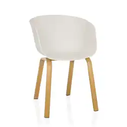 Netto Marken-Discount hjh LIVING Schalenstuhl OSLO W Kunststoff mit Armlehnen Angebot