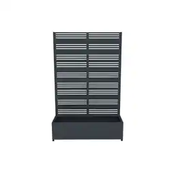 Netto Marken-Discount Westmann Pflanzkasten mit Rankgitter Dekora 2 Anthrazit 42,5x120x184cm Angebot