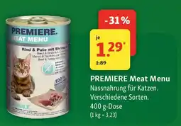 Fressnapf PREMIERE Meat Menu Angebot