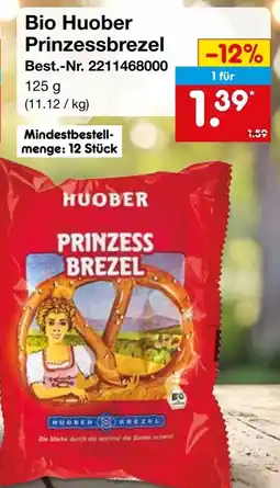 Netto Marken-Discount Bio Huober Prinzessbrezel Angebot