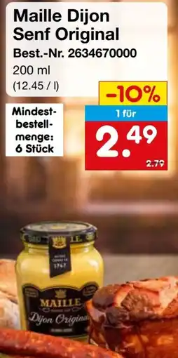 Netto Marken-Discount Maille Dijon Senf Original Angebot