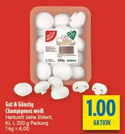 diska Gut & Günstig Champignons weiß Angebot