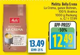 diska Melitta Bella Crema La Crema Angebot